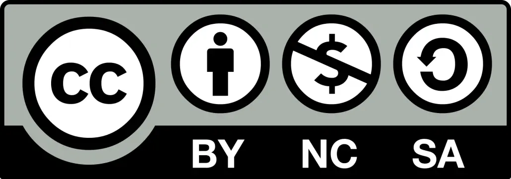 CC BY NC SA ICON