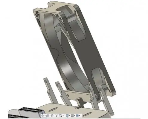 120mm Fan bracket render