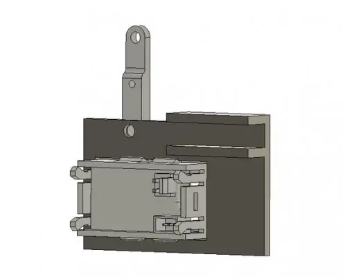 Digital voltmeter bracket open benchtable