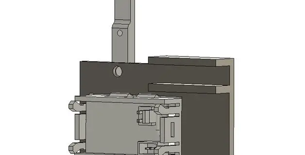 Digital voltmeter bracket open benchtable