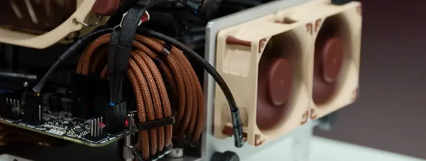 Noctua VRM Bracket with two fans