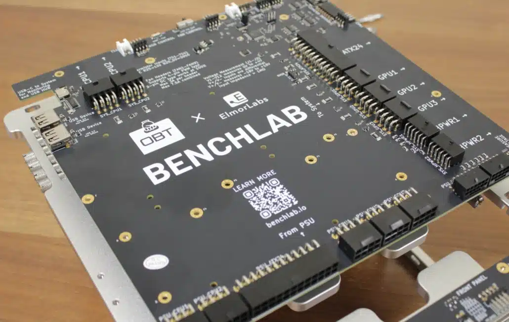 benchlab 2 on top of the open benchtable
